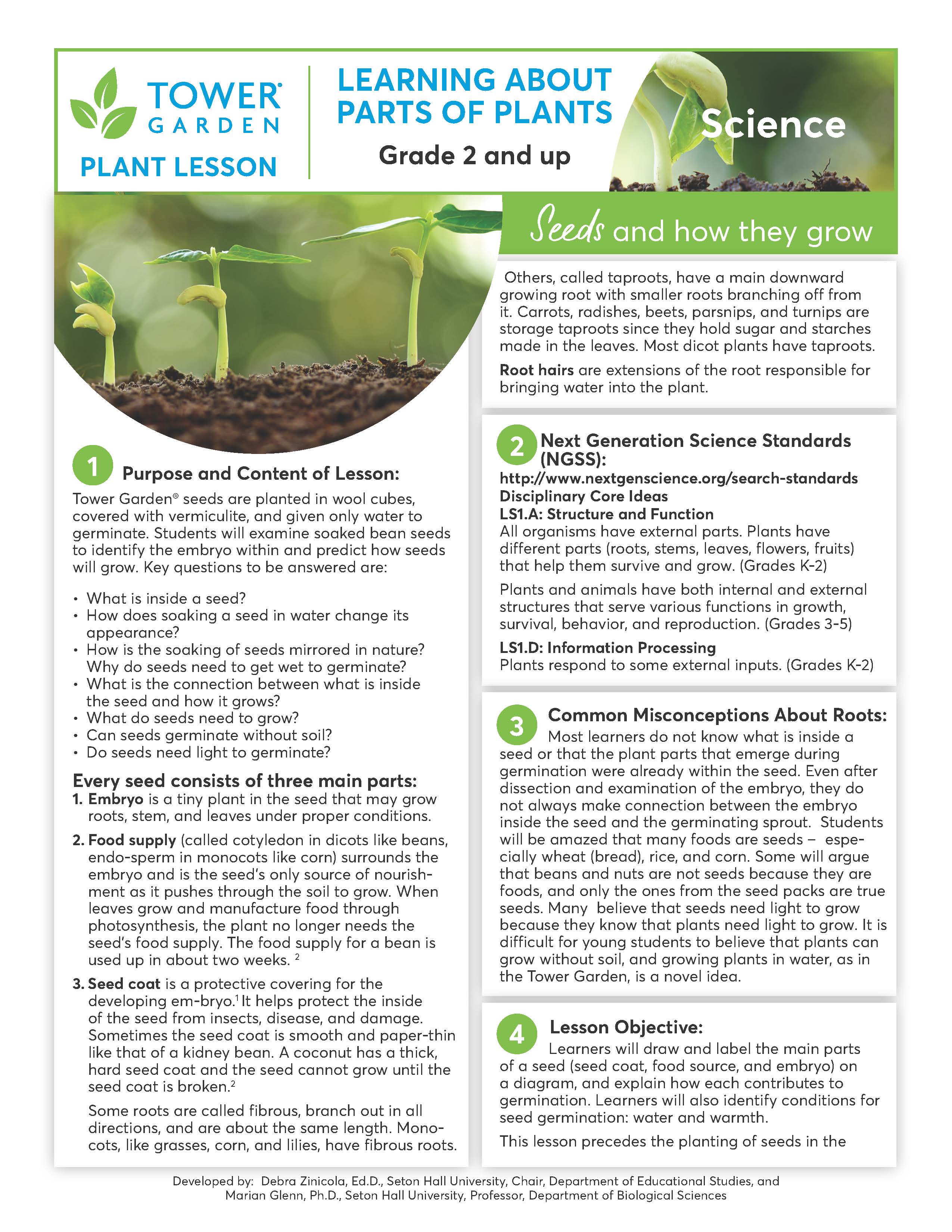 Plant Lesson Plans Math Lesson Plans – Tower Garden CA